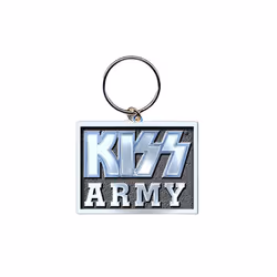 Kiss Army Block Keyring