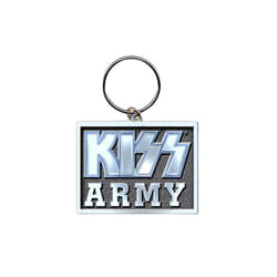 Kiss Army Block Keyring