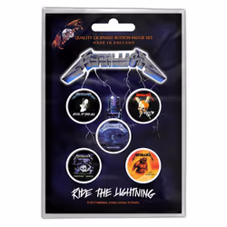 Metallica Ride The Lightning Badge