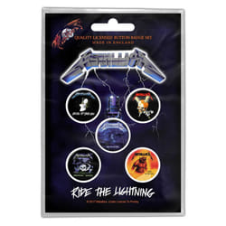 Metallica Ride The Lightning Badge