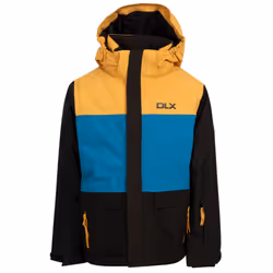 Trespass Childrens/Kids Garcia DLX Ski Jacket - 5-6 Years, Black/Yellow/Blue