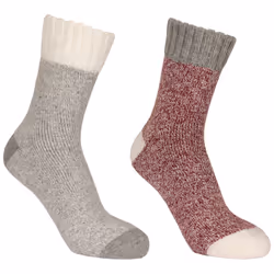 Trespass Unisex Adult Inigo Socks - 3 UK-6 UK, Grey/Cherry Marl