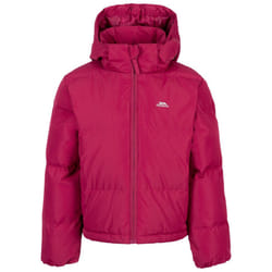 Trespass Girls Missie Logo Jacket - 7-8 Years, Berry