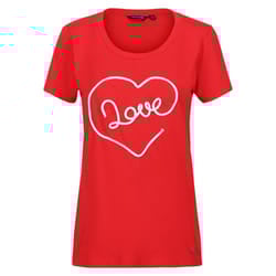 Regatta Womens/Ladies Filandra VII Love T-Shirt - 10 UK, Miami Red