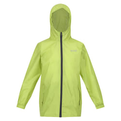 Regatta Great Outdoors Childrens/Kids Pack It Jacket III Waterproof Packaway Black - 9-10 Years, Green Algae