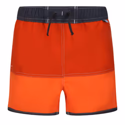 Regatta Childrens/Kids Sergio Swim Shorts - 11-12 Years, Rusty Orange/Blaze Orange