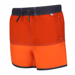 Regatta Childrens/Kids Sergio Swim Shorts - 11-12 Years, Rusty Orange/Blaze Orange