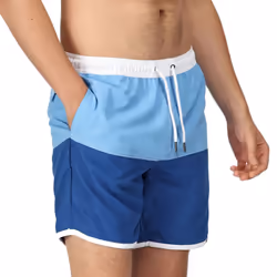Regatta Mens Benicio Swim Shorts - M, Lake Blue/Royal Blue