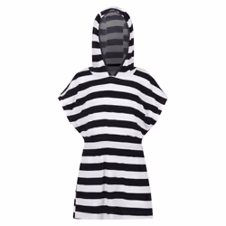 Regatta Childrens/Kids Bernessa Striped Towelling Poncho
