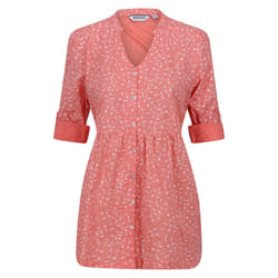 Regatta Womens/Ladies Nemora Birds Cotton Blouse - 18 UK, Shell Pink