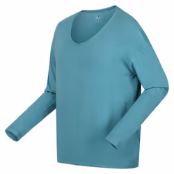Regatta Womens/Ladies Pimmy Long-Sleeved T-Shirt - 14 UK, Bristol Blue