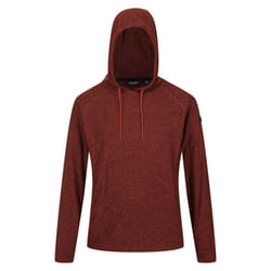 Regatta Mens Edley Marl Hoodie - XL, Burnt Henna