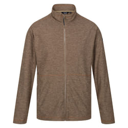 Regatta Mens Edley Marl Full Zip Fleece Jacket - XXL, Gold Sand
