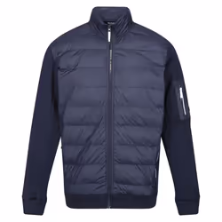 Regatta Mens Colliston Baffled Fleece Jacket - S, Navy