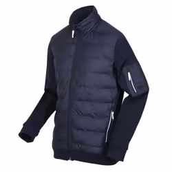 Regatta Mens Colliston Baffled Fleece Jacket - S, Navy