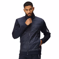 Regatta Mens Colliston Baffled Fleece Jacket - S, Navy
