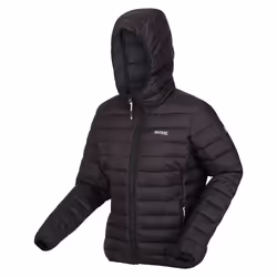 Regatta Womens/Ladies Marizion Hooded Padded Jacket - 10 UK, Black