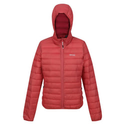 Regatta Womens/Ladies Marizion Hooded Padded Jacket - 8 UK, Mineral Red/Rumba Red