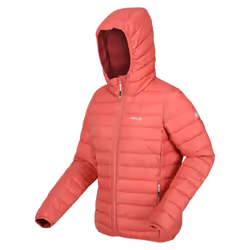 Regatta Womens/Ladies Marizion Hooded Padded Jacket - 8 UK, Mineral Red/Rumba Red
