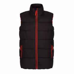 Regatta Childrens/Kids Scholar Thermal Body Warmer - 7-8 Years, Black/Classic Red