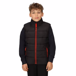 Regatta Childrens/Kids Scholar Thermal Body Warmer - 7-8 Years, Black/Classic Red