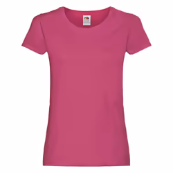 Fruit of the Loom Womens/Ladies T-Shirt - S, Fuchsia