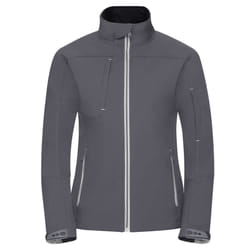 Russell Womens/Ladies Bionic Soft Shell Jacket - L, Iron Grey