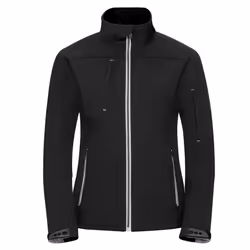 Russell Womens/Ladies Bionic Soft Shell Jacket - L, Black