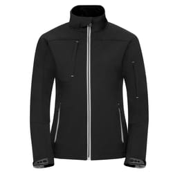 Russell Womens/Ladies Bionic Soft Shell Jacket - L, Black