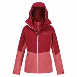 Regatta Womens/Ladies Wentwood VIII 2 in 1 Jacket - 10 UK, Mineral Red/Rumba Red