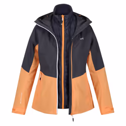 Regatta Womens/Ladies Wentwood VIII 2 in 1 Jacket - 20 UK, Apricot Crush/Seal Grey
