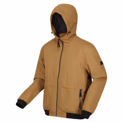Regatta Mens Renly Hooded Waterproof Jacket - XXL, Umber