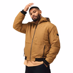 Regatta Mens Renly Hooded Waterproof Jacket - XXL, Umber