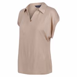 Regatta Womens/Ladies Lupine Collared T-Shirt - 18 UK, Sesame