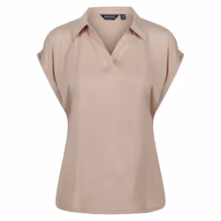 Regatta Womens/Ladies Lupine Collared T-Shirt - 10 UK, Sesame