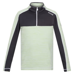 Regatta Childrens/Kids Hewley Recycled Half Zip Fleece Top - 14 Years, Quiet Green/Seal Grey