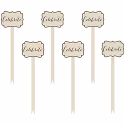 Amscan Celebrate Party Picks (Pack of 12)
