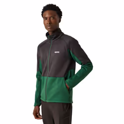 Regatta Mens Highton IV Full Zip Fleece Jacket - L, Eden/Black