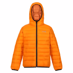 Regatta Childrens/Kids Marizion Hooded Padded Jacket - 11-12 Years, Orange Pepper/Burnt Copper