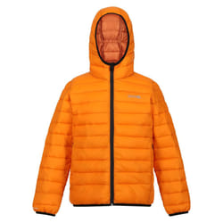 Regatta Childrens/Kids Marizion Hooded Padded Jacket - 11-12 Years, Orange Pepper/Burnt Copper
