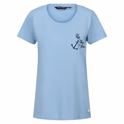 Regatta Womens/Ladies Filandra VII By The Sea Anchor T-Shirt - 8 UK, Powder Blue