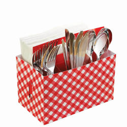 Amscan Classic Gingham Kitchen Utensils Caddy