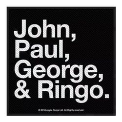 The Beatles John Paul George & Ringo Patch