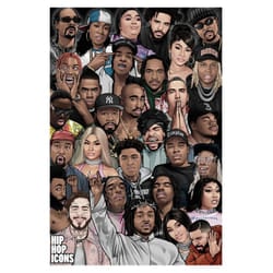 Pyramid International Hip Hop Icons Print