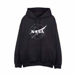 NASA Mens Insignia Logo Hoodie - XL, Black