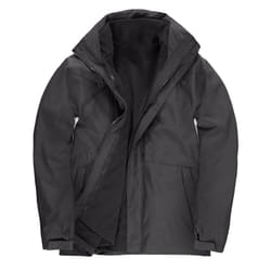 B&C Mens Corporate 3 in 1 Jacket - XL, Dark Grey