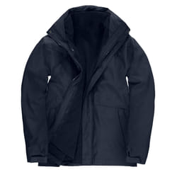 B&C Mens Corporate 3 in 1 Jacket - XS, Navy Blue