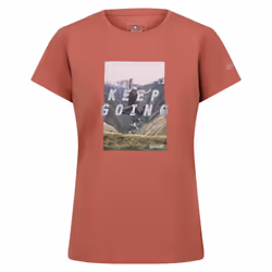 Regatta Womens/Ladies Fingal VII Keep Going T-Shirt - 20 UK, Terracotta