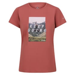 Regatta Womens/Ladies Fingal VII Keep Going T-Shirt - 20 UK, Terracotta