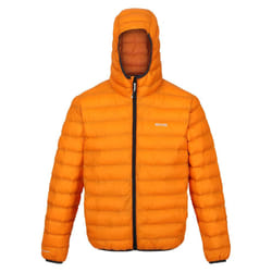 Regatta Mens Marizion Baffled Hooded Padded Jacket - S, Orange Pepper/Burnt Copper